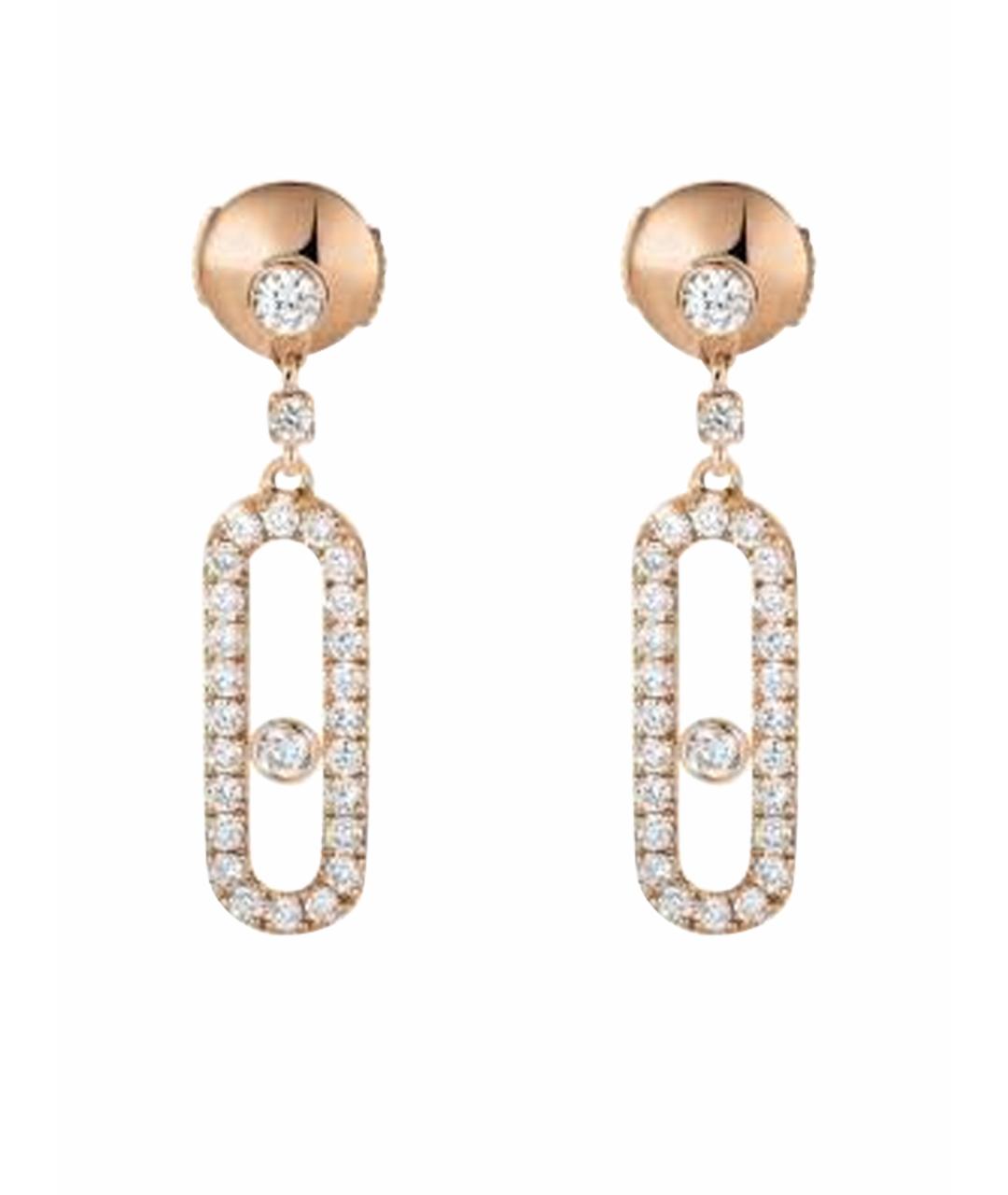 MESSIKA Розовые серьги из розового золота, фото 1