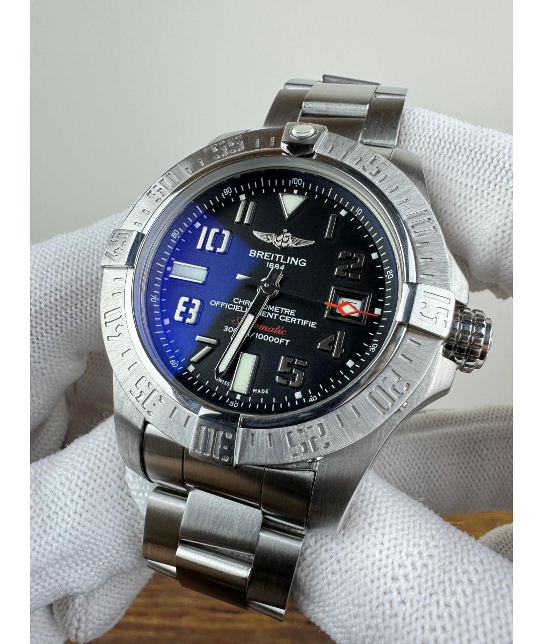 BREITLING Черные часы, фото 3