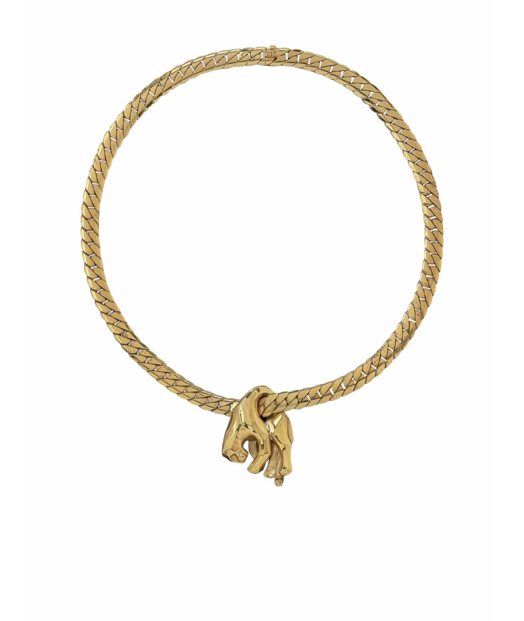 CARTIER Желтое колье из желтого золота, фото 1