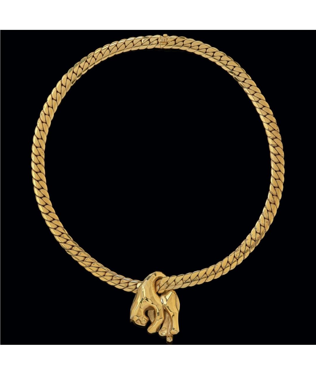 CARTIER Желтое колье из желтого золота, фото 5