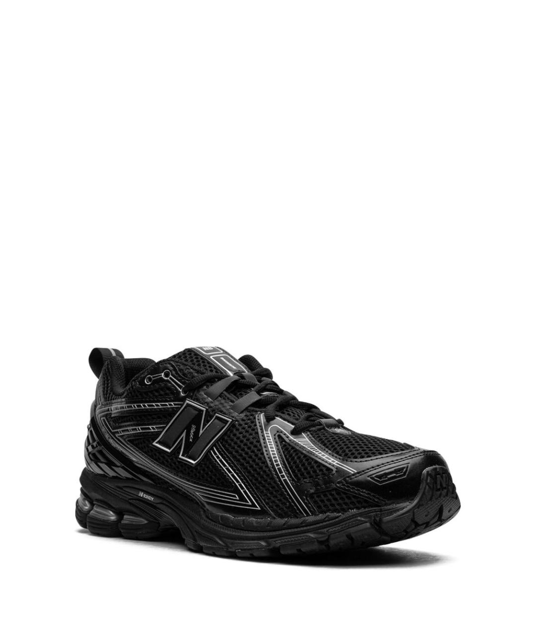 NEW BALANCE Черные синтетические низкие кроссовки / кеды, фото 5