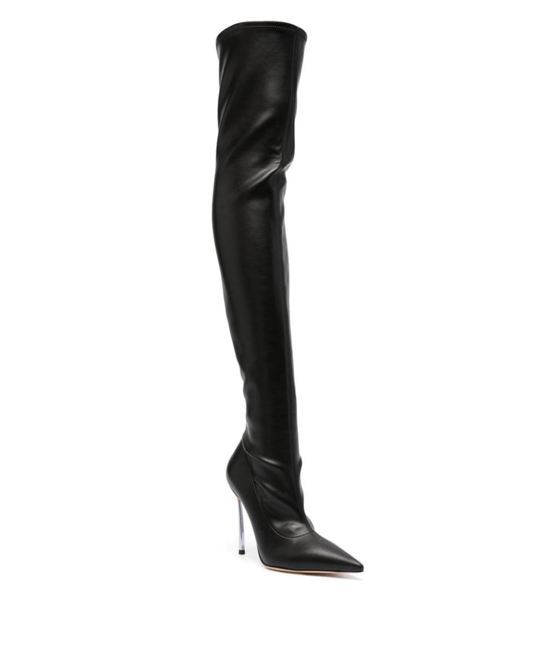 CASADEI Черные ботфорты, фото 3