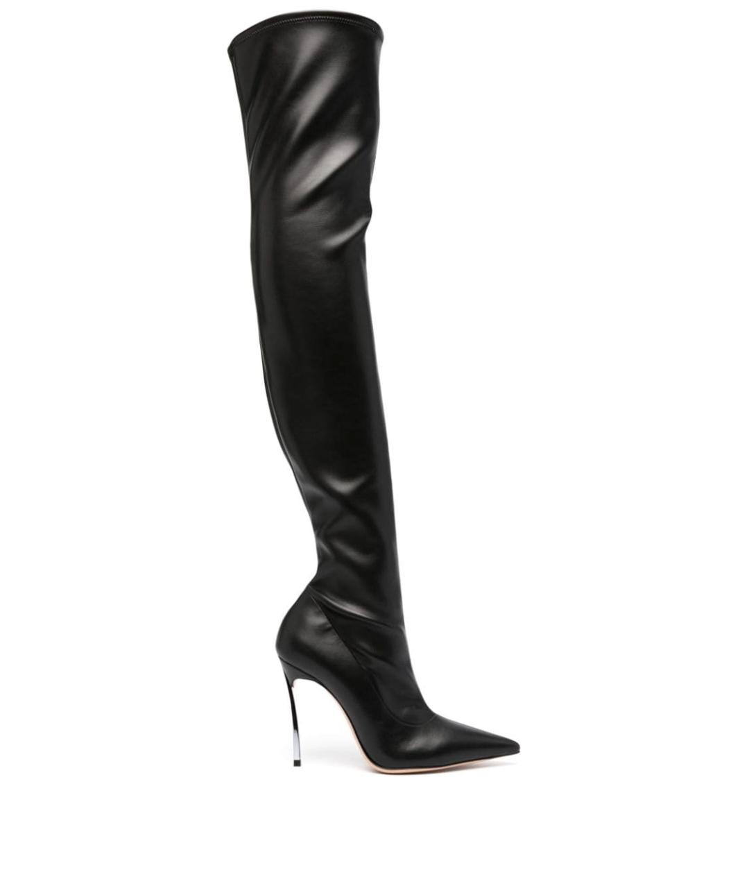 CASADEI Черные ботфорты, фото 1