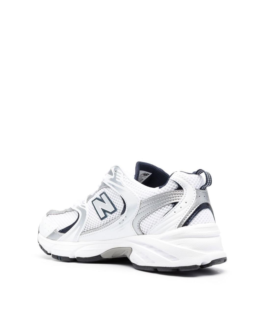 NEW BALANCE Белые текстильные низкие кроссовки / кеды, фото 4