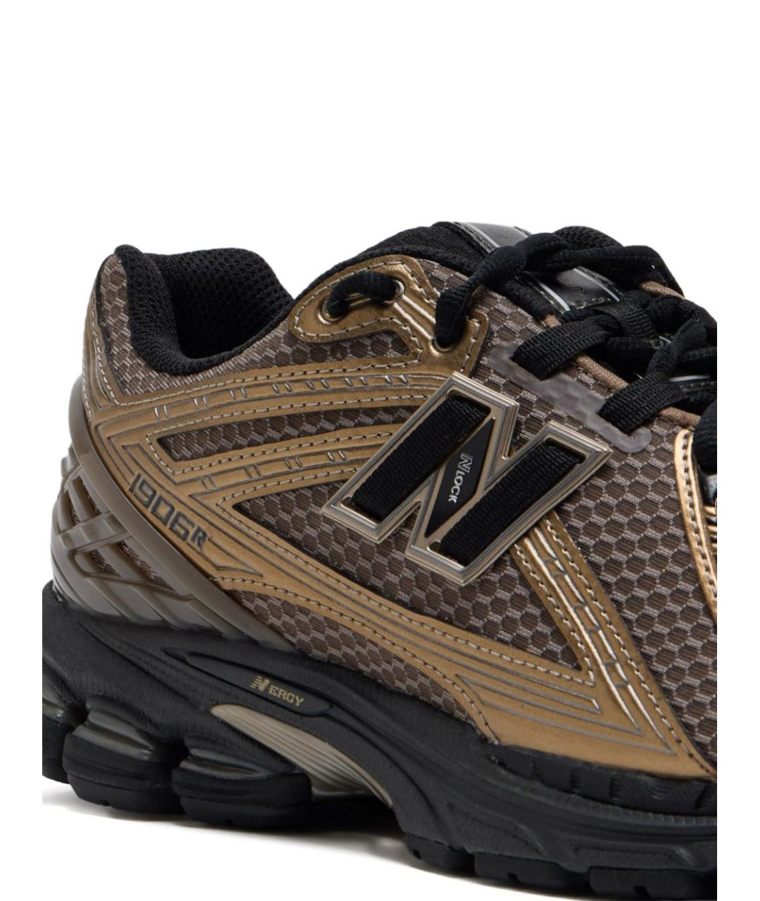 NEW BALANCE Коричневые текстильные низкие кроссовки / кеды, фото 2