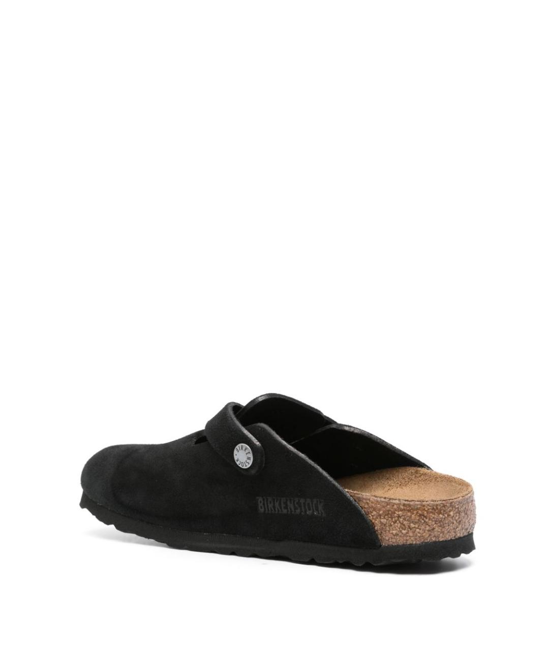 BIRKENSTOCK Черные замшевые мюли, фото 2