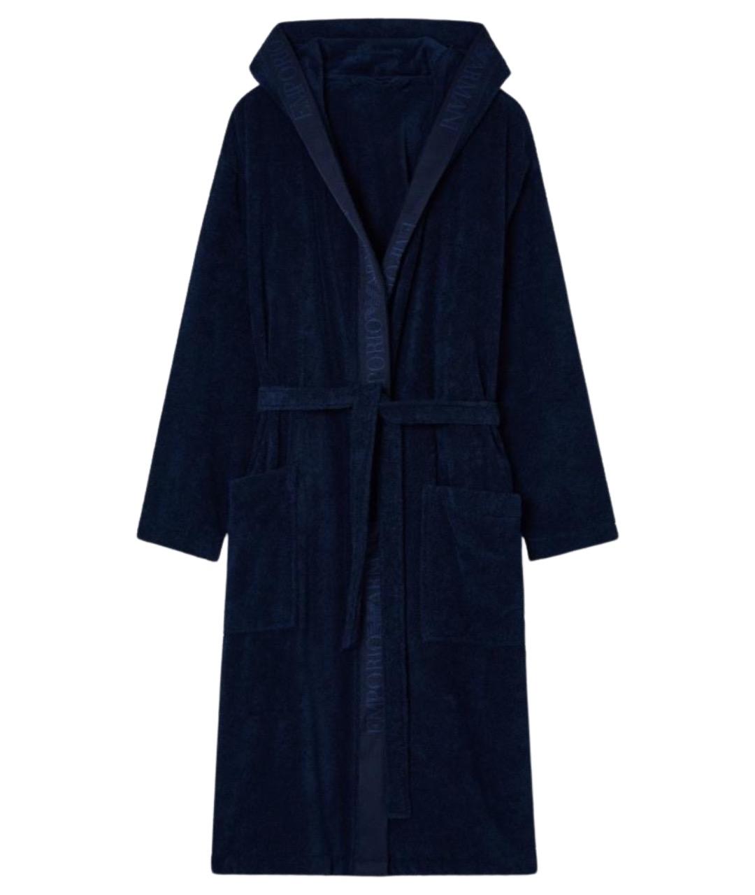 EMPORIO ARMANI Синий халат, фото 1