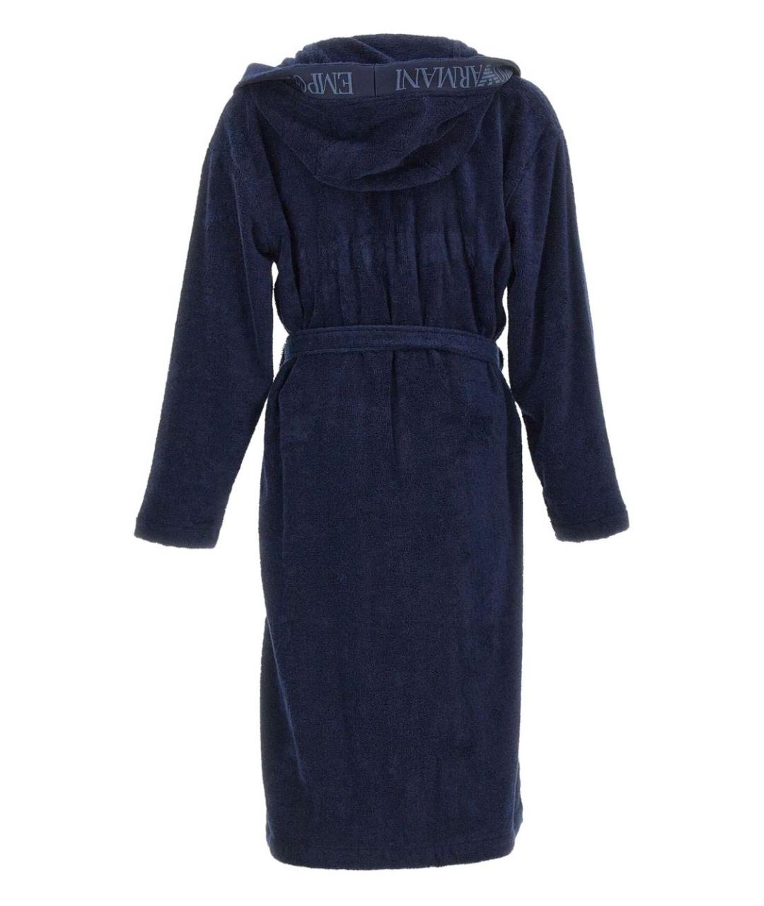EMPORIO ARMANI Синий халат, фото 4