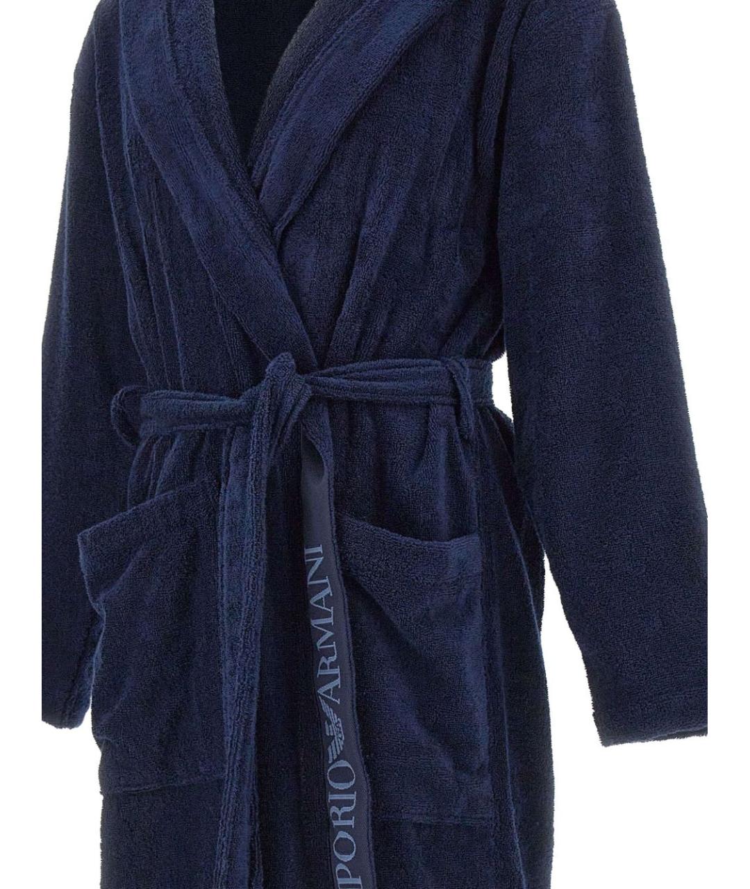 EMPORIO ARMANI Синий халат, фото 6