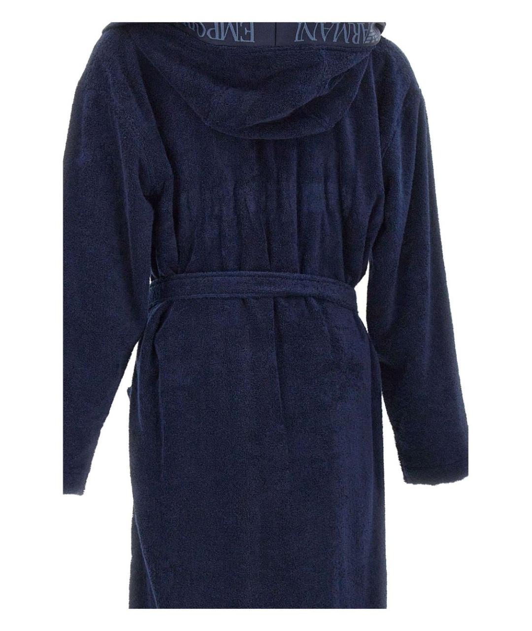 EMPORIO ARMANI Синий халат, фото 2