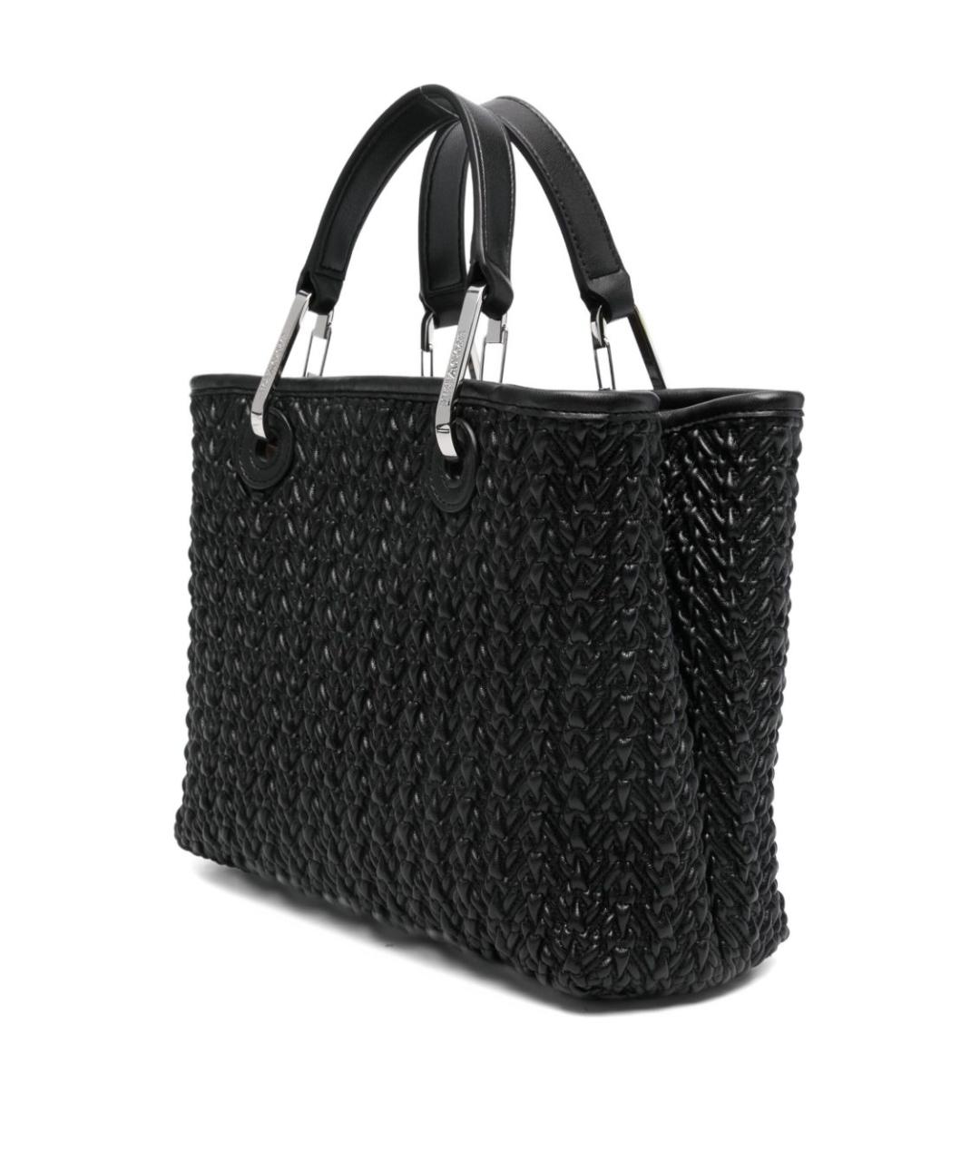 EMPORIO ARMANI Черная сумка тоут, фото 1