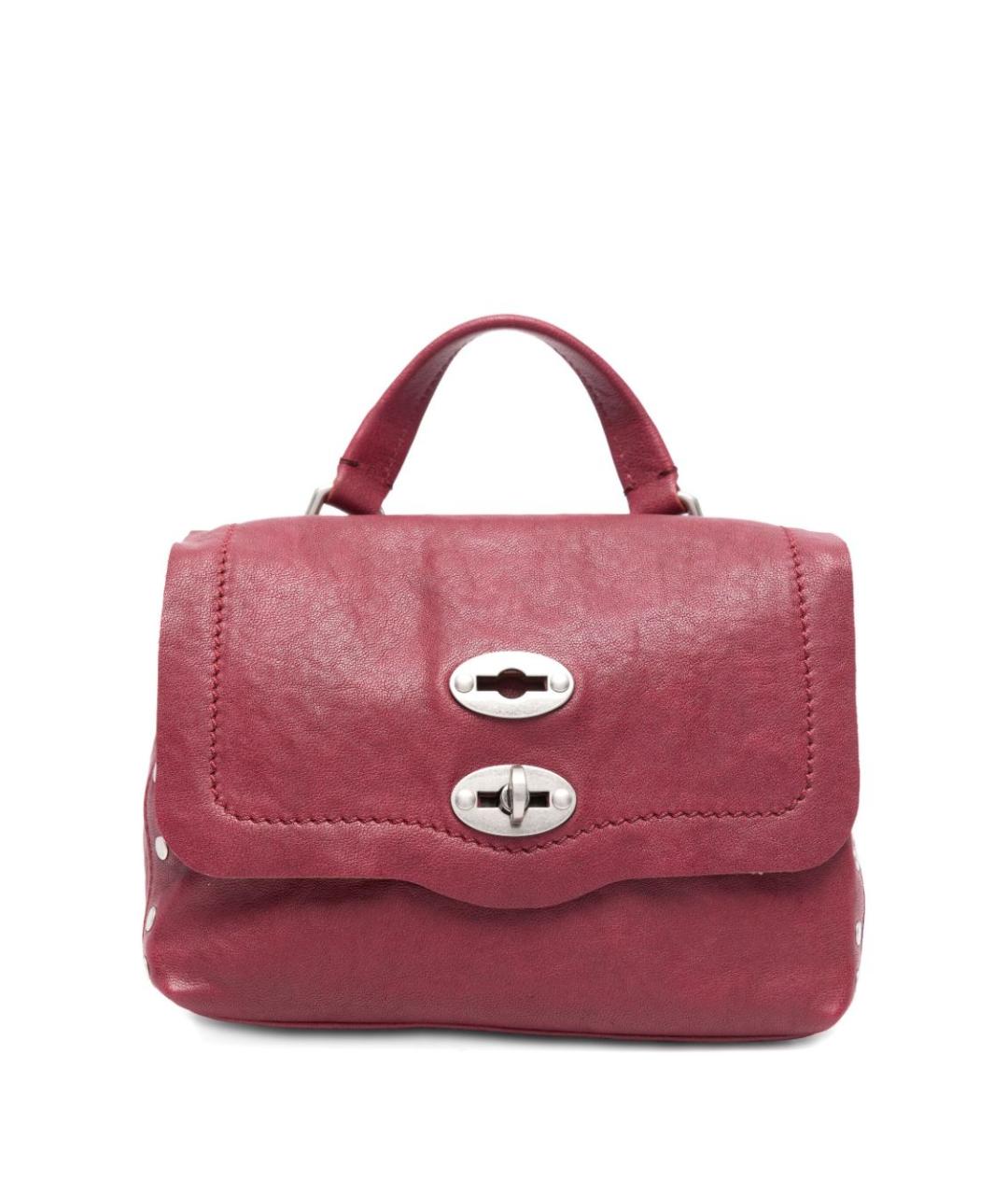 ZANELLATO Красная кожаная сумка тоут, фото 2