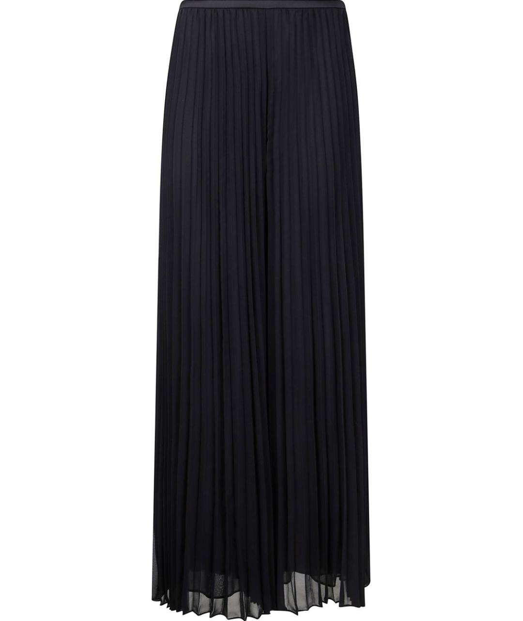 EMPORIO ARMANI Черная полиэстеровая юбка макси, фото 1