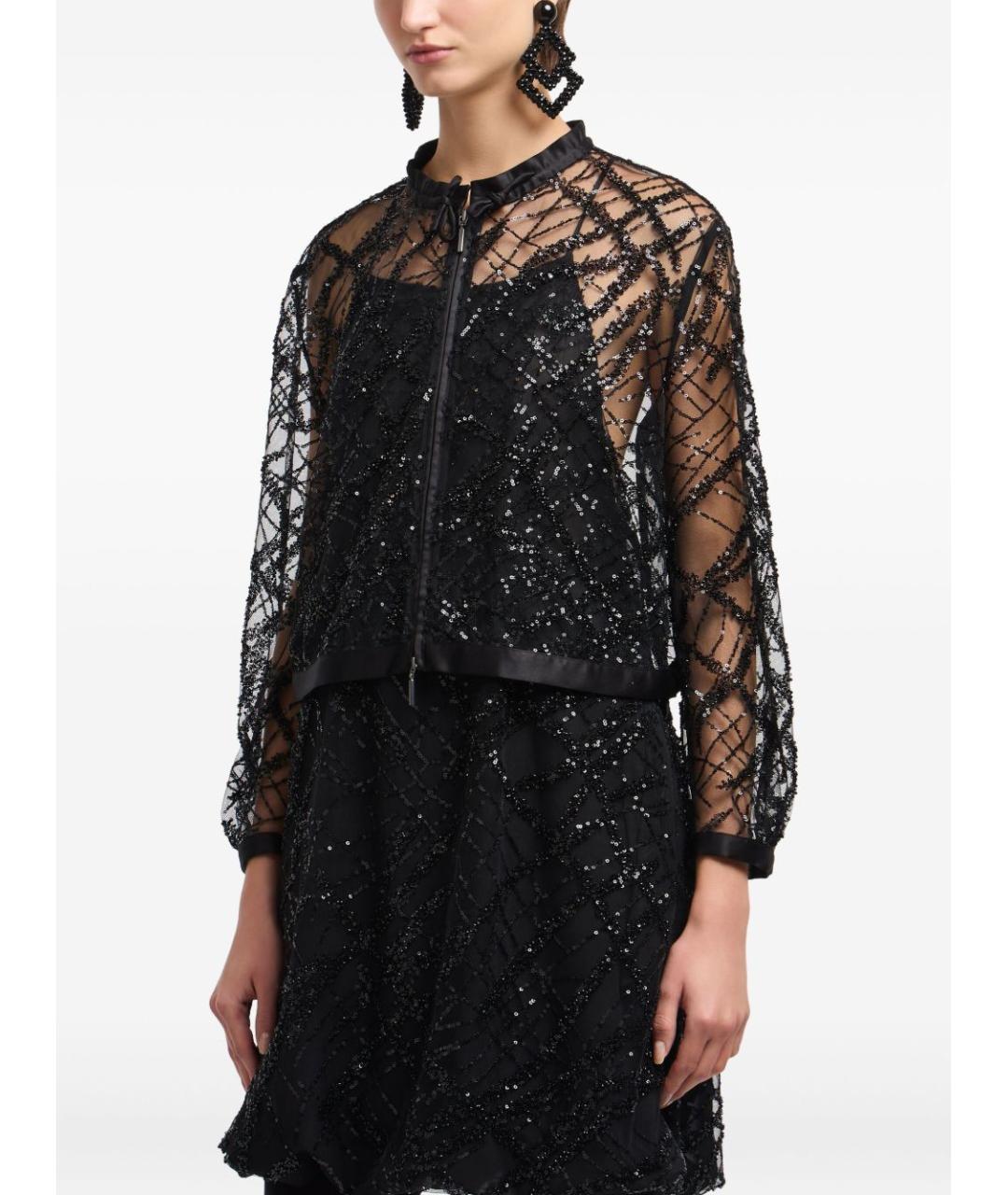 EMPORIO ARMANI Черная куртка, фото 2