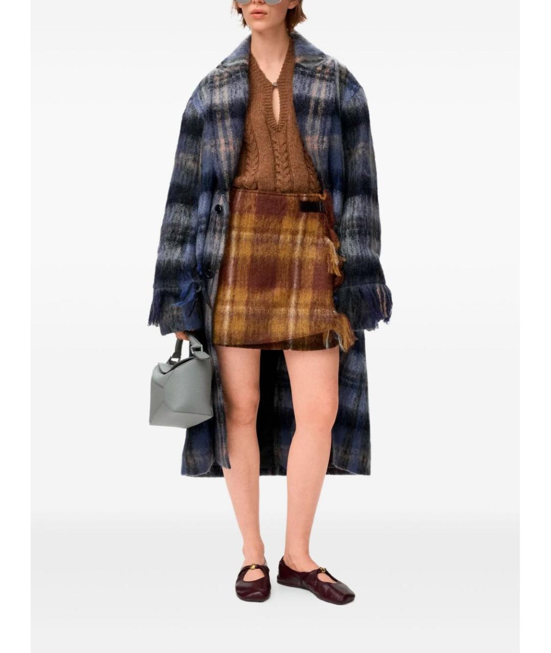 LOEWE Мульти шерстяное пальто, фото 3