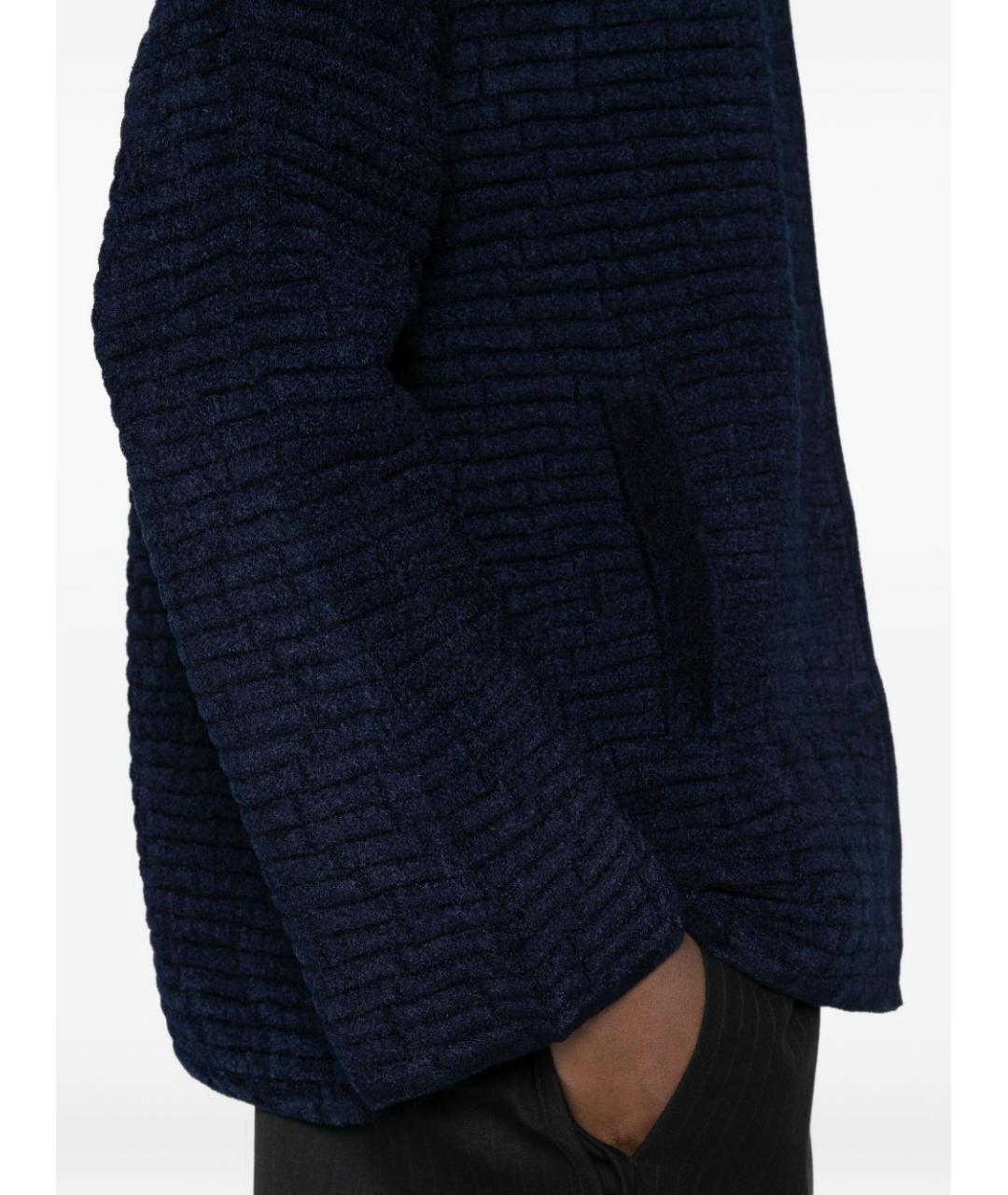 EMPORIO ARMANI Синяя полиамидовая куртка, фото 3