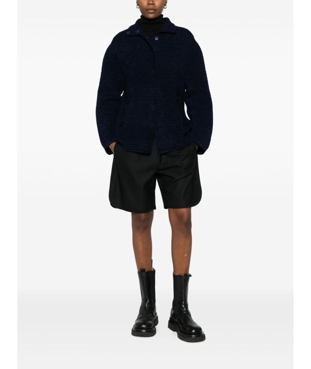 EMPORIO ARMANI Синяя полиамидовая куртка, фото 2