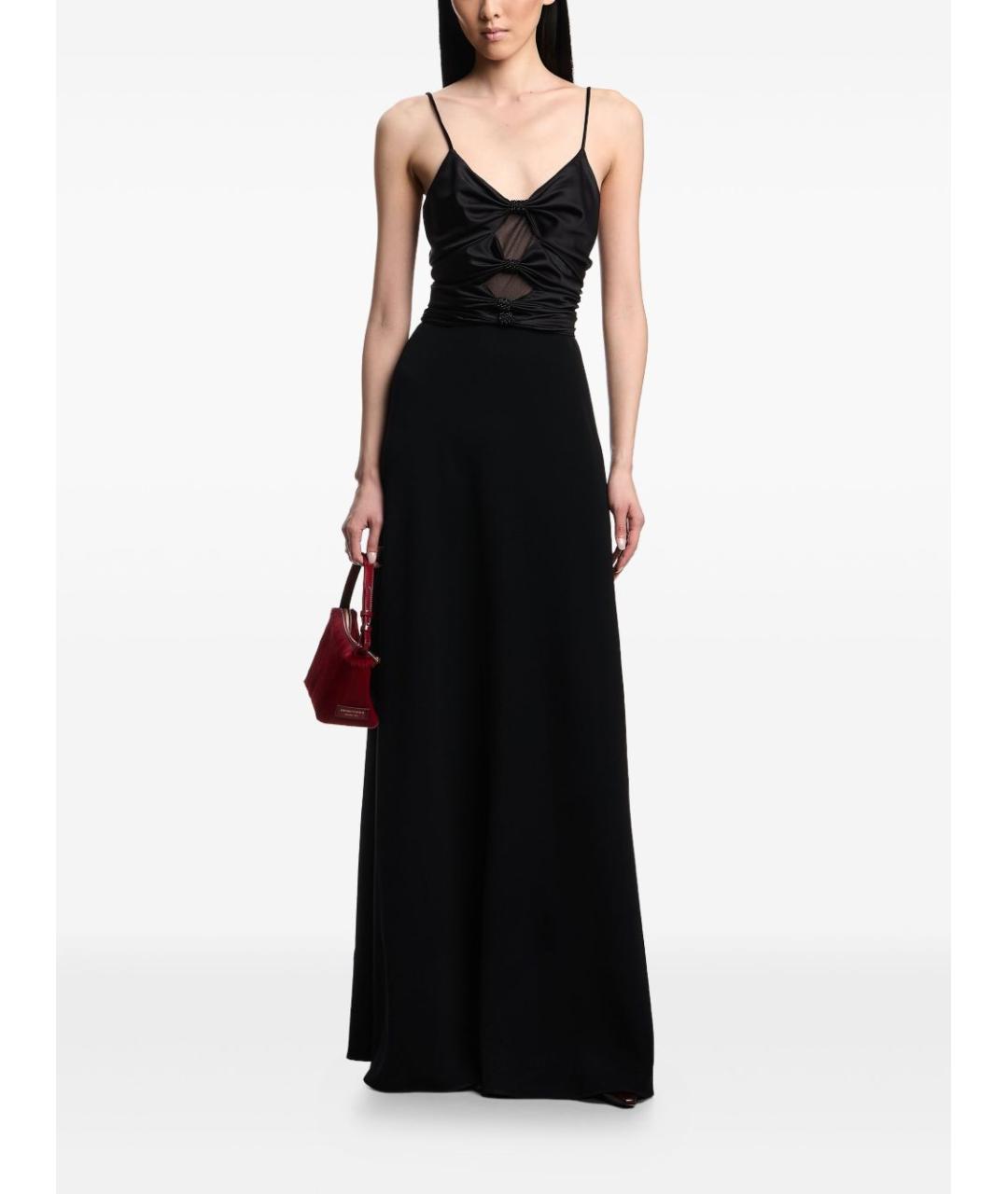 EMPORIO ARMANI Черное вечернее платье, фото 2
