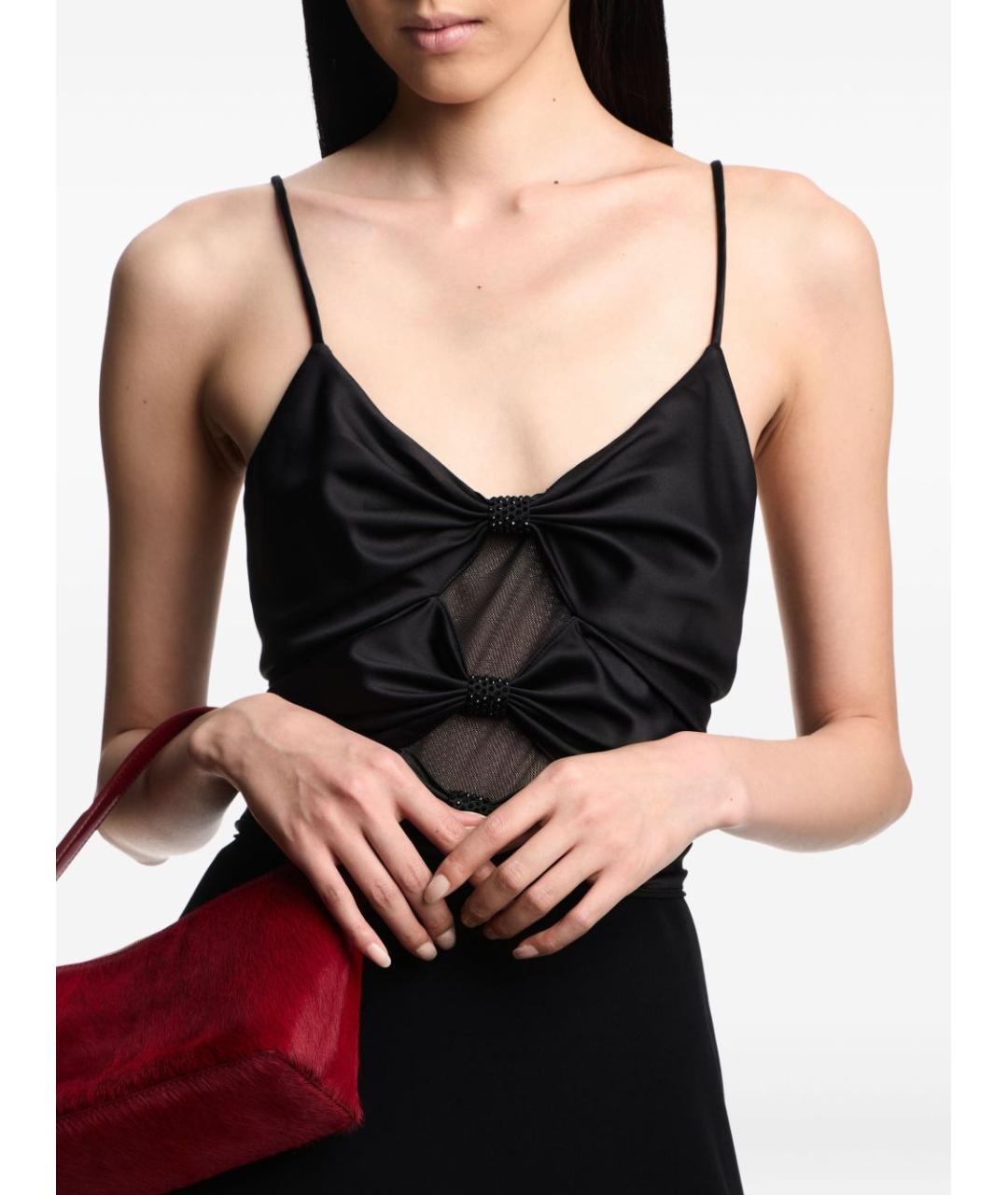 EMPORIO ARMANI Черное вечернее платье, фото 3