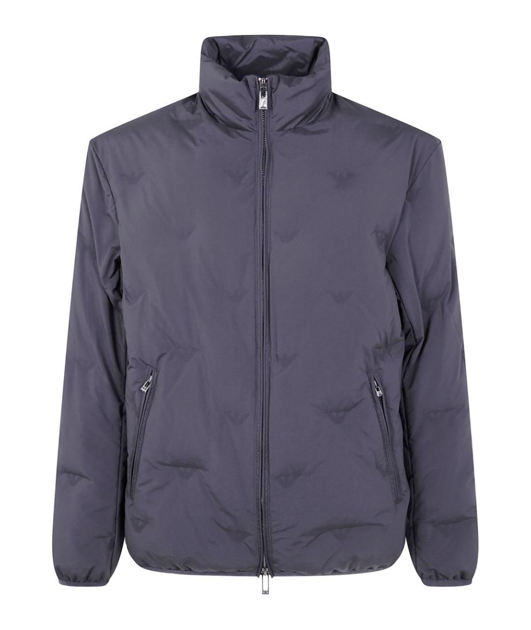EMPORIO ARMANI Синяя полиэстеровая куртка, фото 1