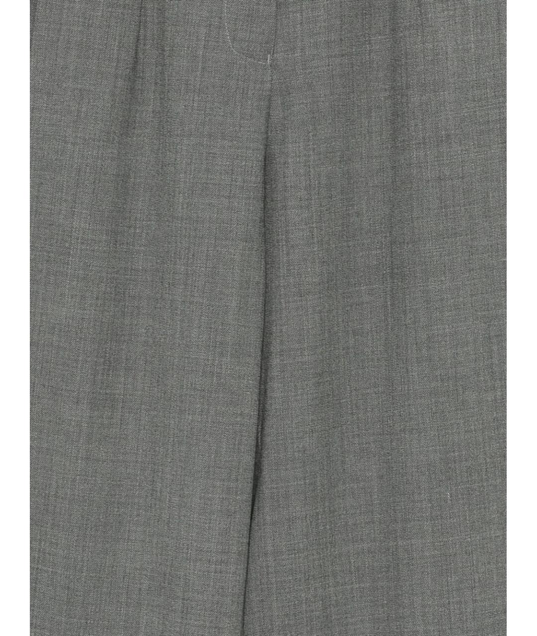 EMPORIO ARMANI Серые прямые брюки, фото 2