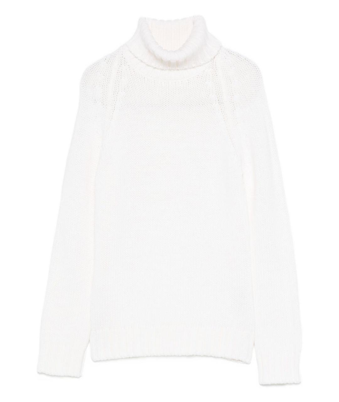 BASE Белый шерстяной джемпер / свитер, фото 1