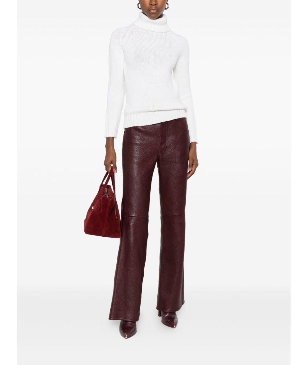 BASE Белый шерстяной джемпер / свитер, фото 3