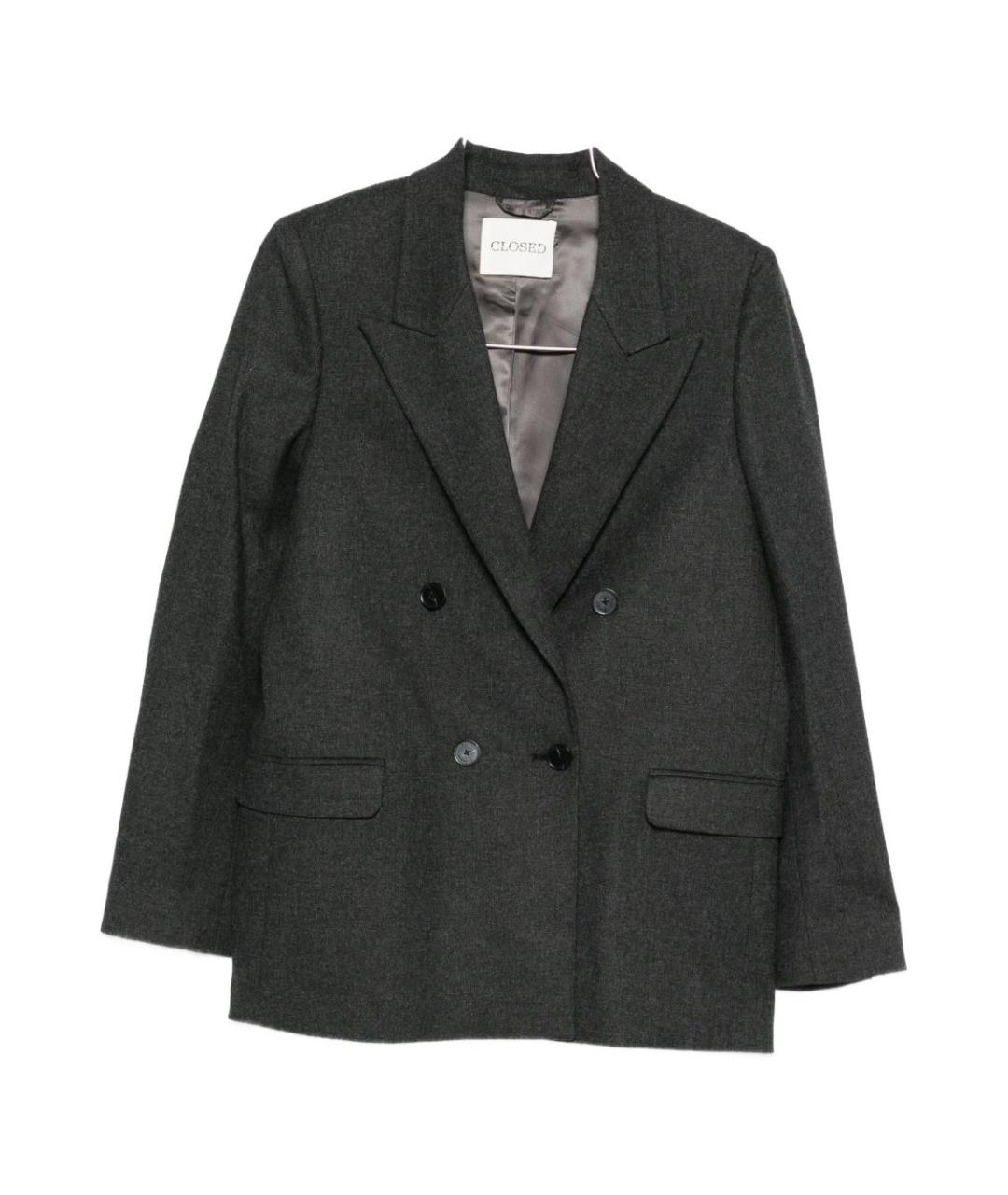 CLOSED Серый жакет/пиджак, фото 1