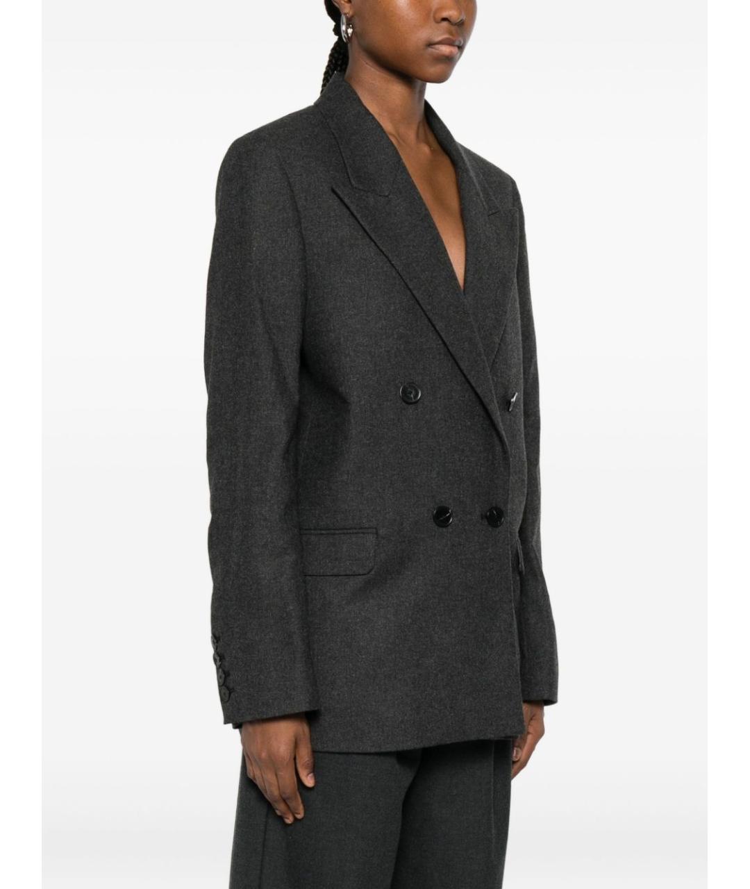 CLOSED Серый жакет/пиджак, фото 5