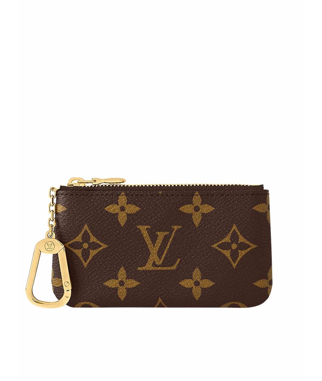 LOUIS VUITTON Коричневая ключница, фото 1