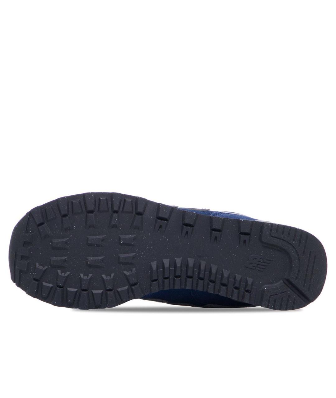 NEW BALANCE Темно-синие замшевые низкие кроссовки / кеды, фото 4