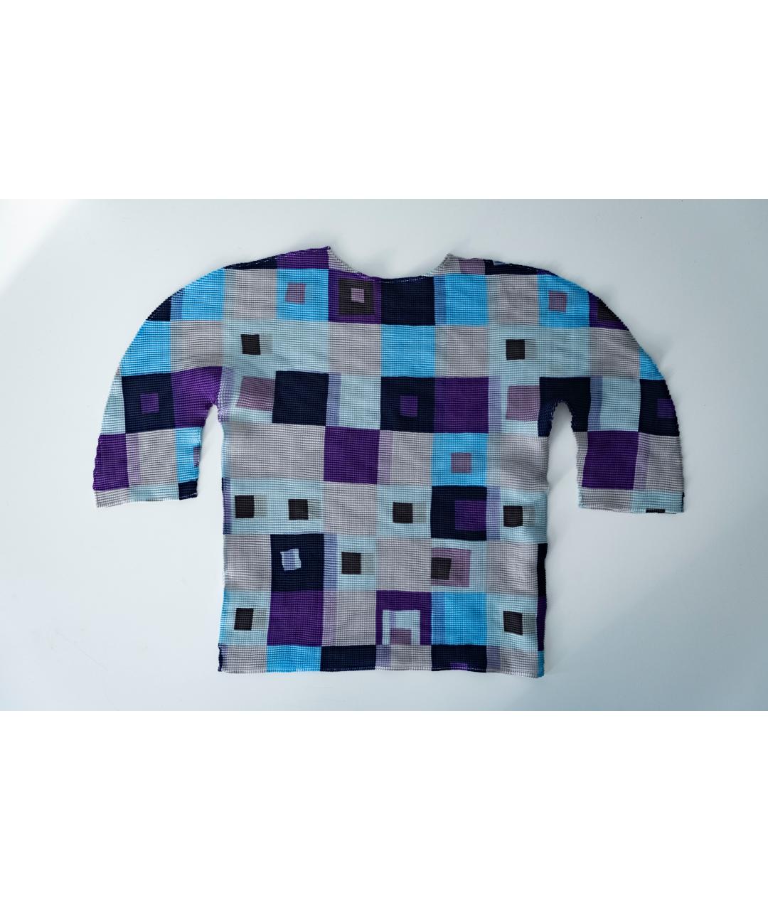 ISSEY MIYAKE Мульти полиэстеровая футболка, фото 7