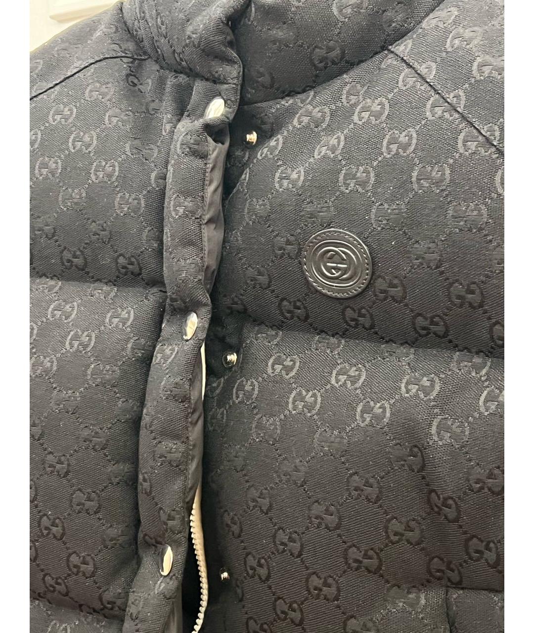 GUCCI Черный хлопковый жилет, фото 3