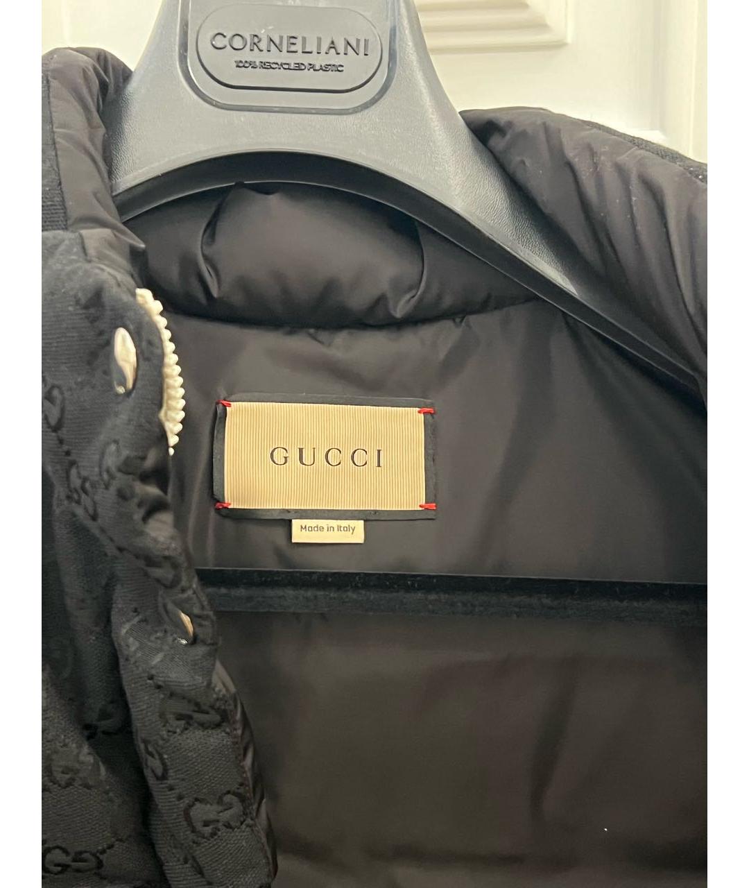 GUCCI Черный хлопковый жилет, фото 7