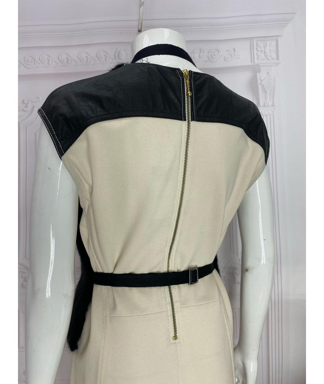 MAX MARA Черный меховой жилет, фото 6