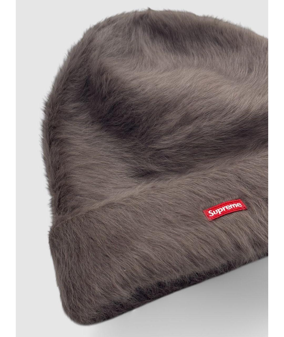 SUPREME Коричневая шапка, фото 3