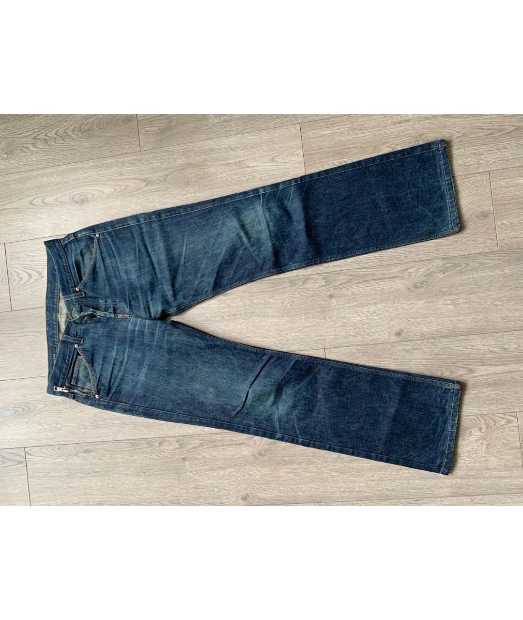 GUCCI Синие хлопковые джинсы, фото 6