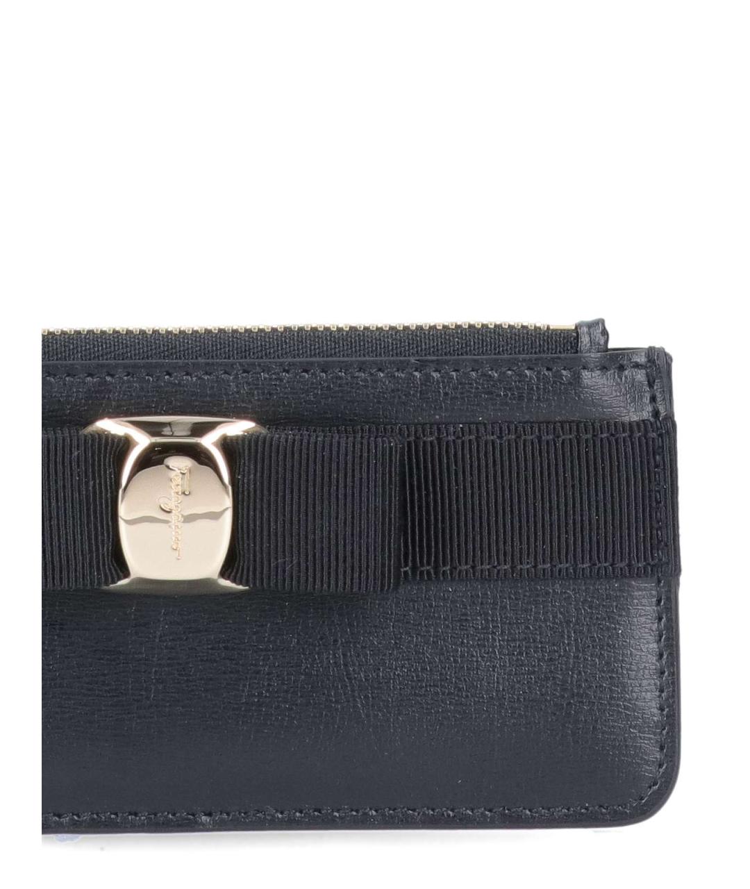 FERRAGAMO Черный кошелек, фото 3