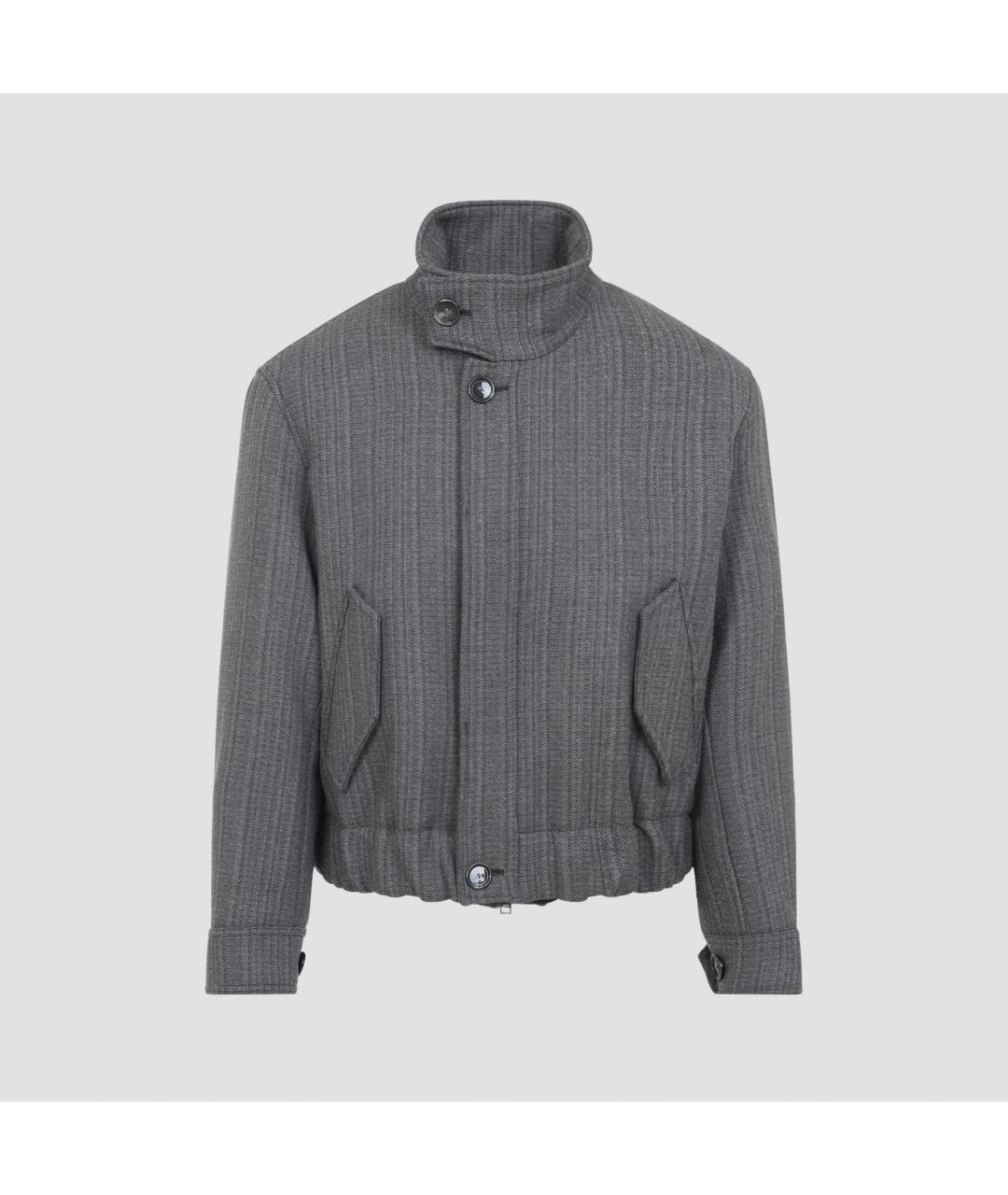 Ami Paris Серая шерстяная куртка, фото 2