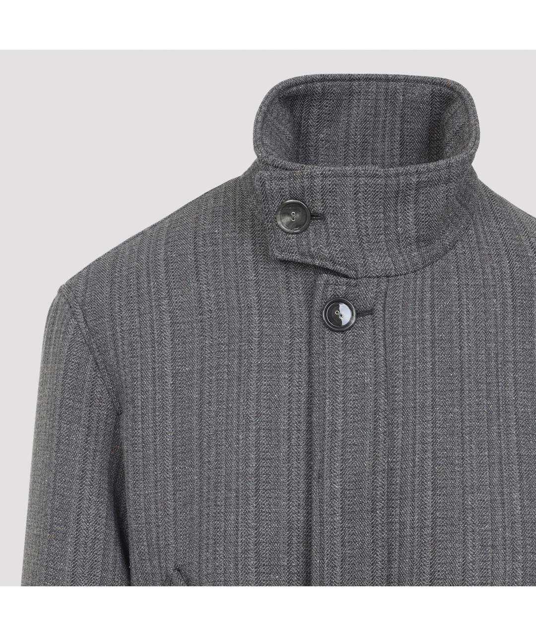 Ami Paris Серая шерстяная куртка, фото 5