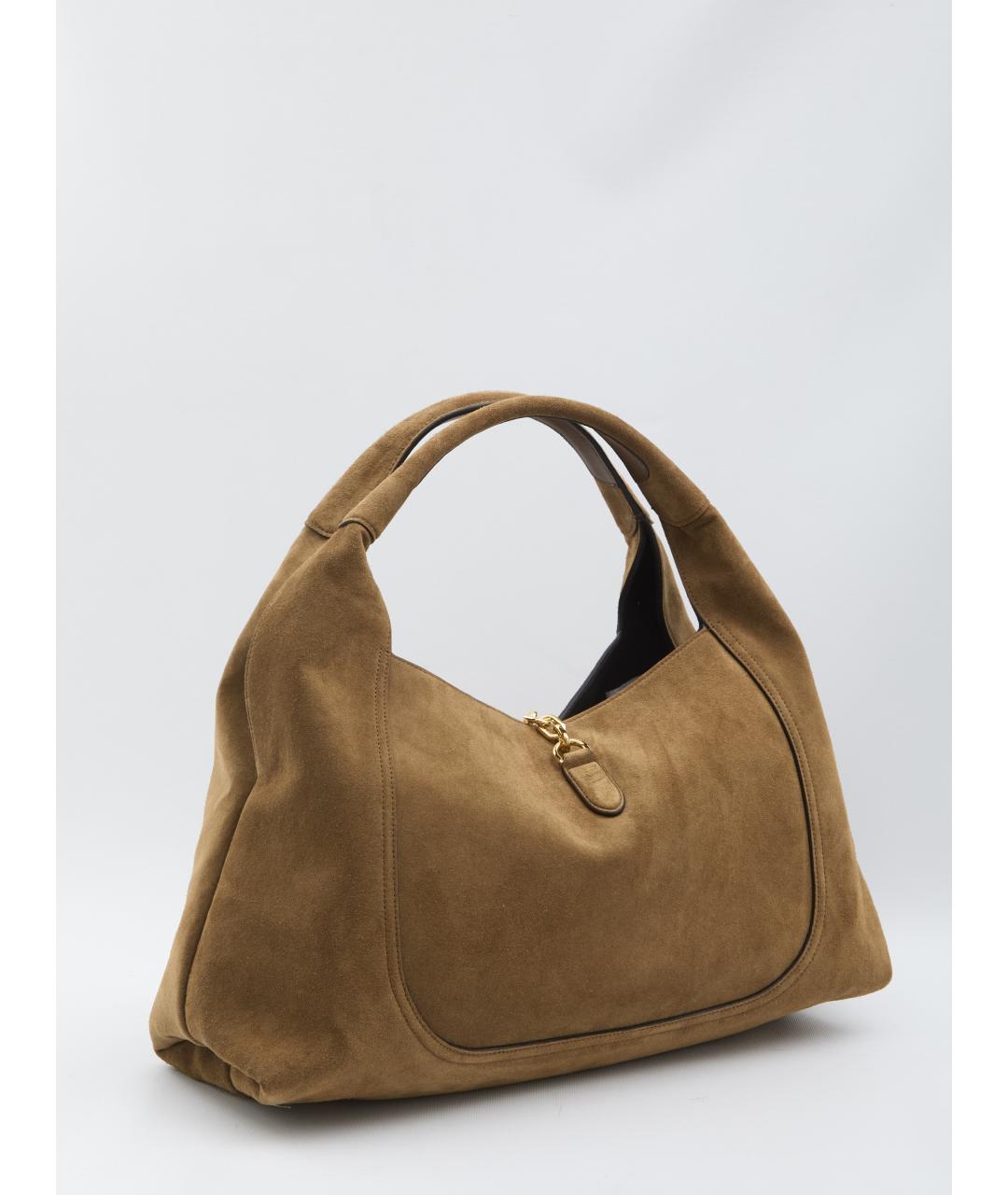 GUCCI Коричневая замшевая сумка через плечо, фото 2