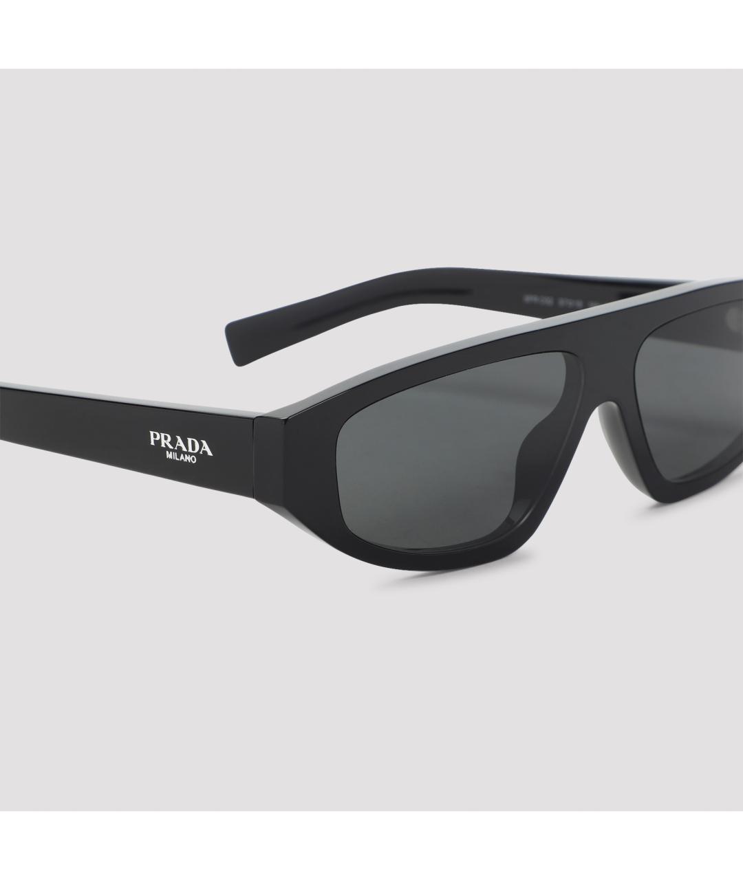 PRADA Черные солнцезащитные очки, фото 4