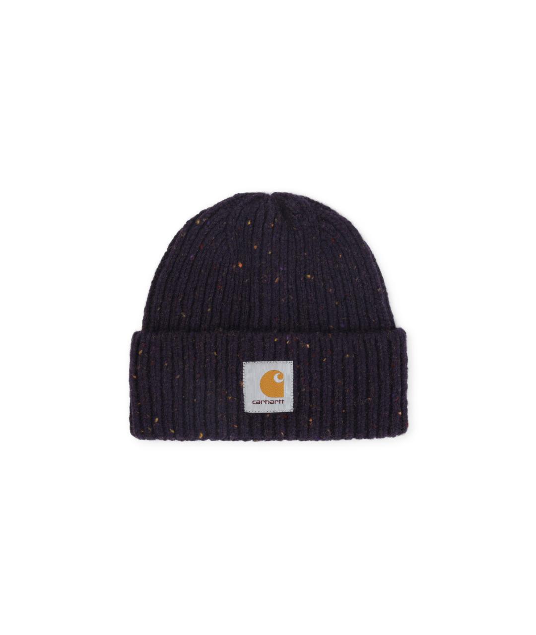CARHARTT WIP Бордовая шерстяная шапка, фото 1