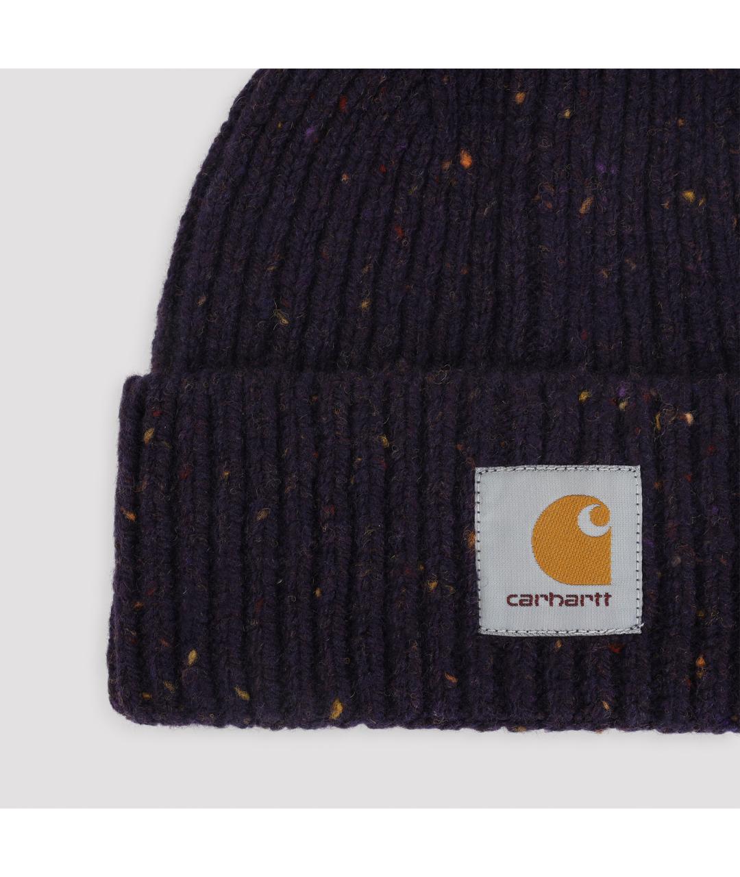 CARHARTT WIP Бордовая шерстяная шапка, фото 4