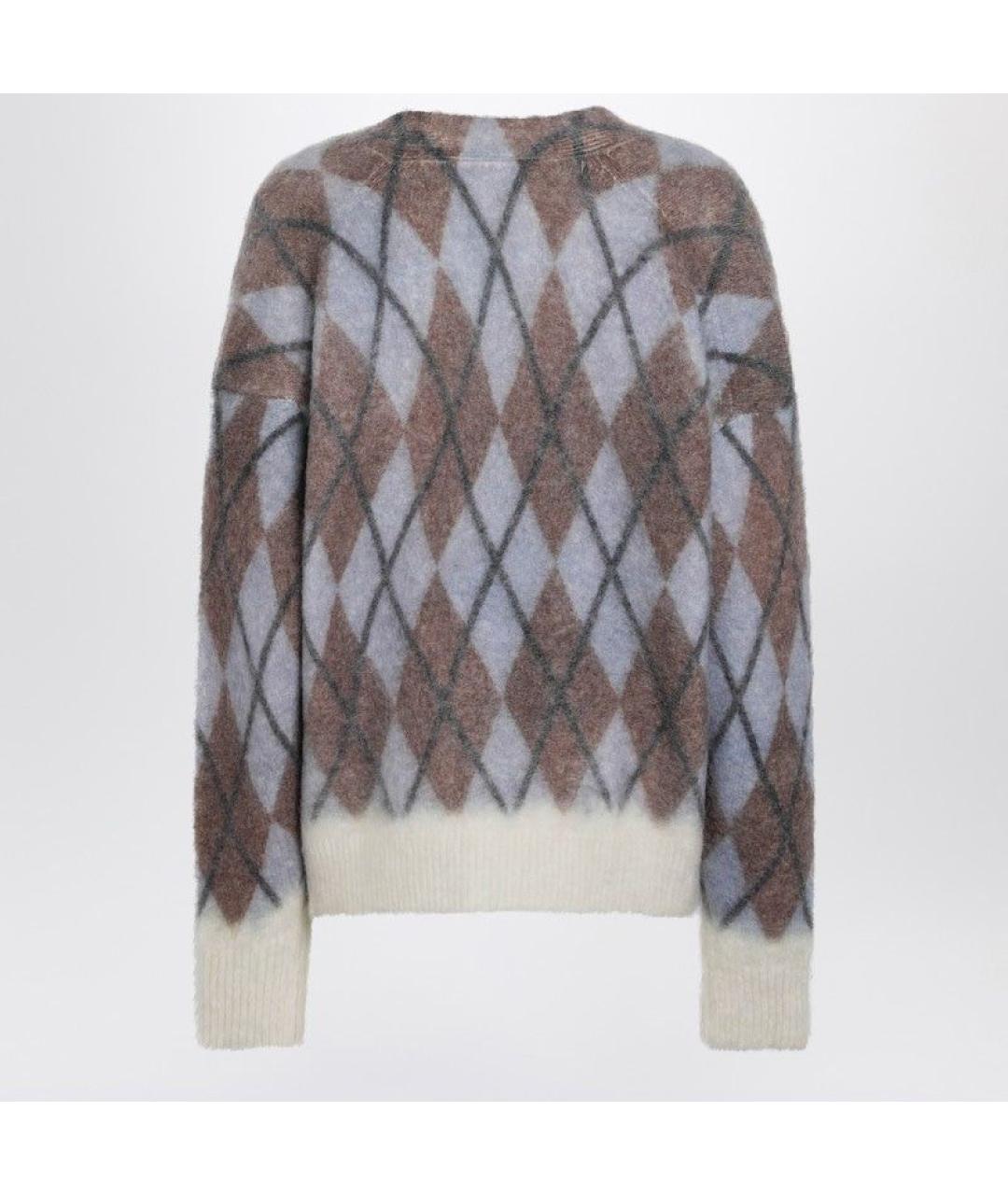 ACNE STUDIOS Мульти шерстяной кардиган, фото 2