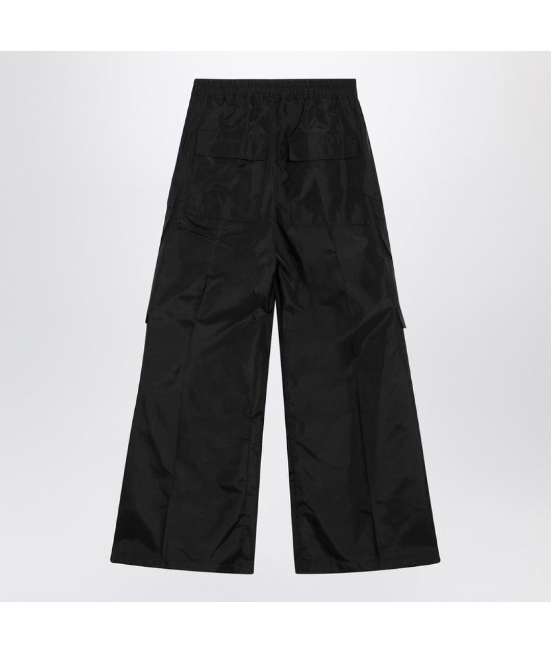 RICK OWENS DRKSHDW Черные полиамидовые повседневные брюки, фото 2