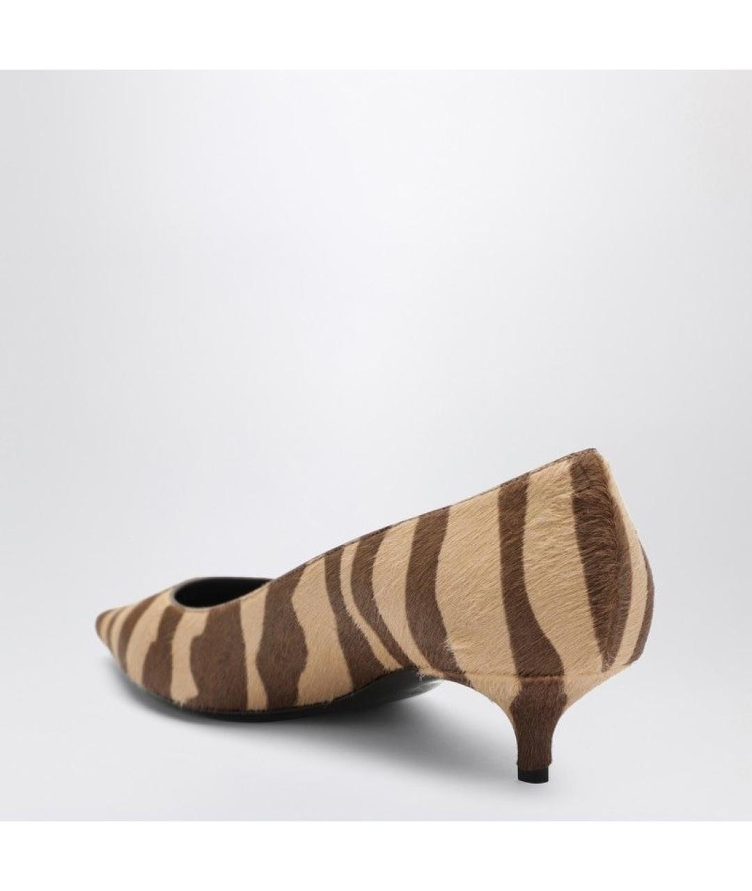 JIMMY CHOO Коричневые кожаные туфли, фото 3