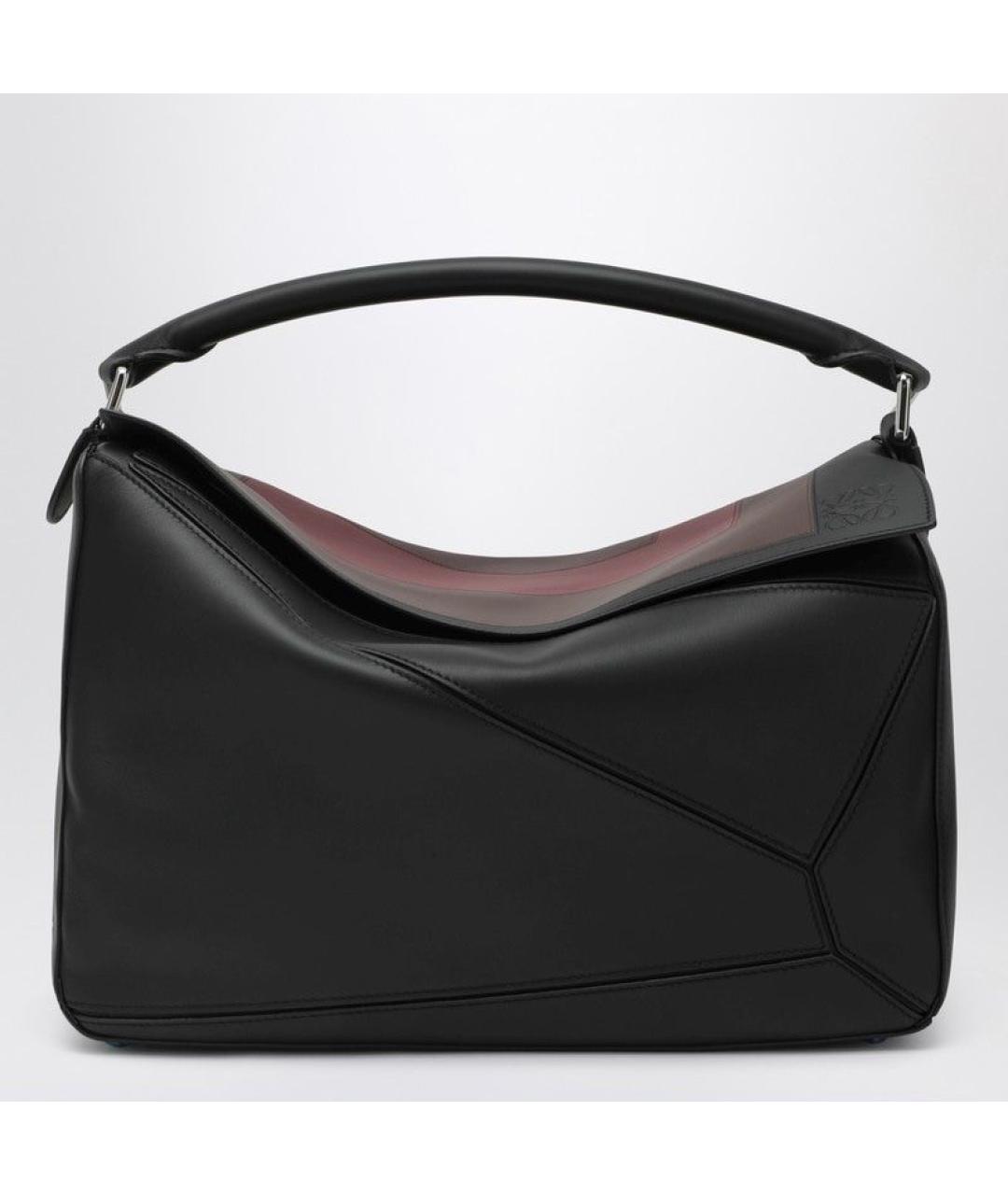 LOEWE Черная кожаная сумка на плечо, фото 1