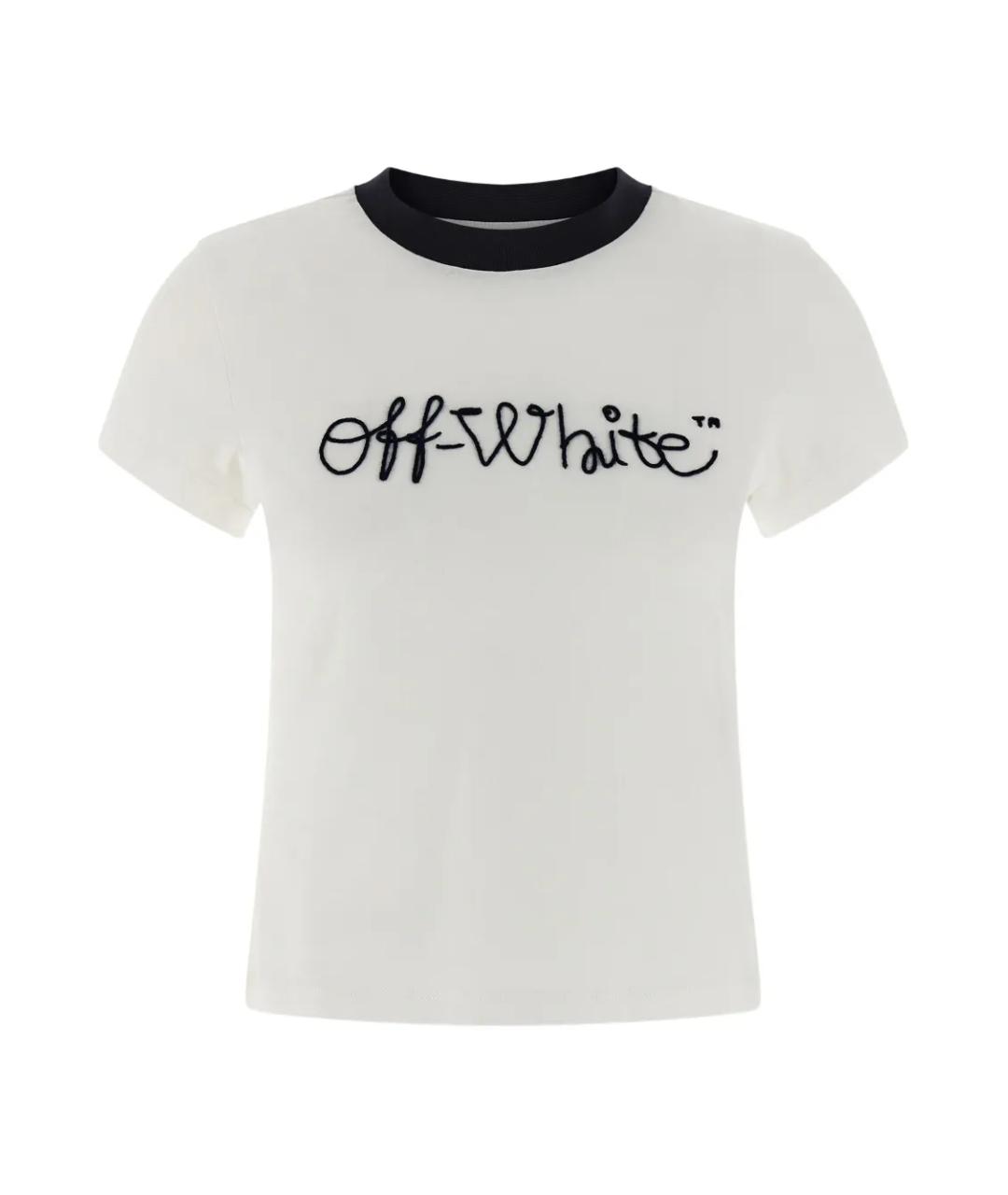 OFF-WHITE Белая футболка, фото 1