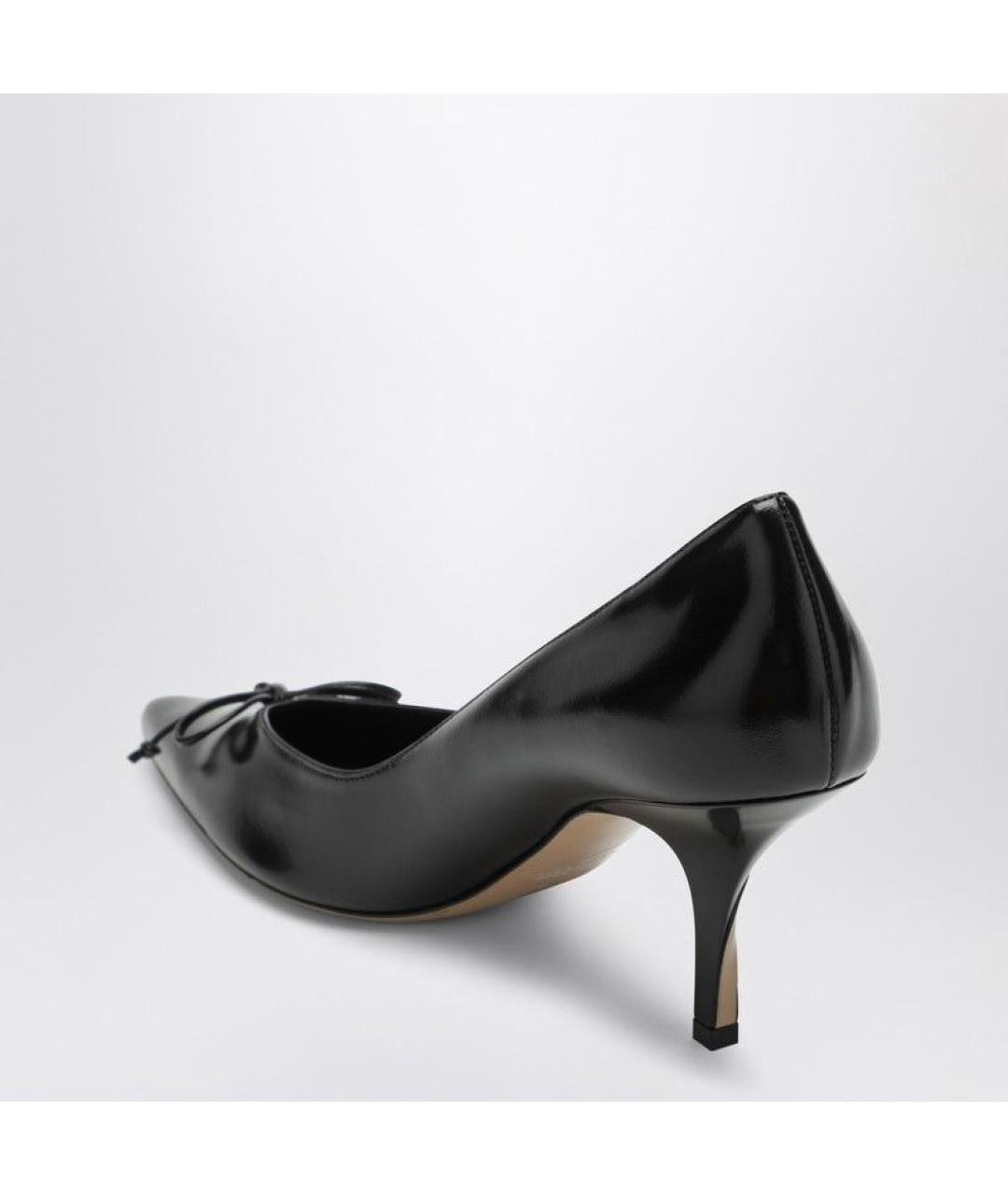 JACQUEMUS Черные кожаные туфли, фото 3